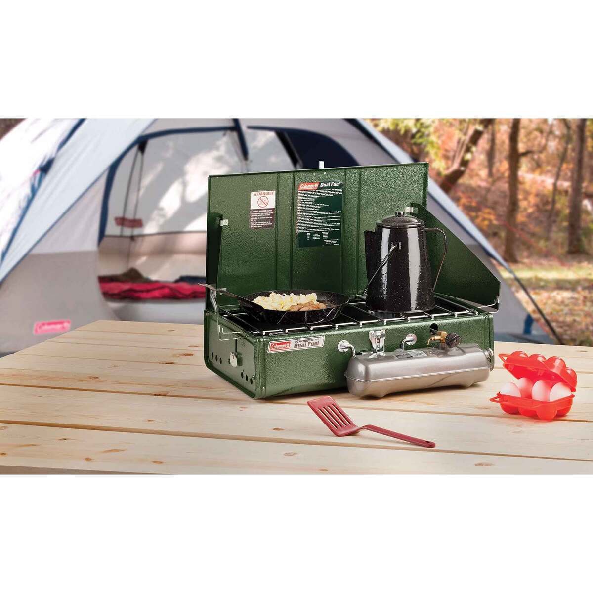 Coleman 2-Burner DF Standard Stove - Green Coleman 2-Burner DF Standard Stove - Green