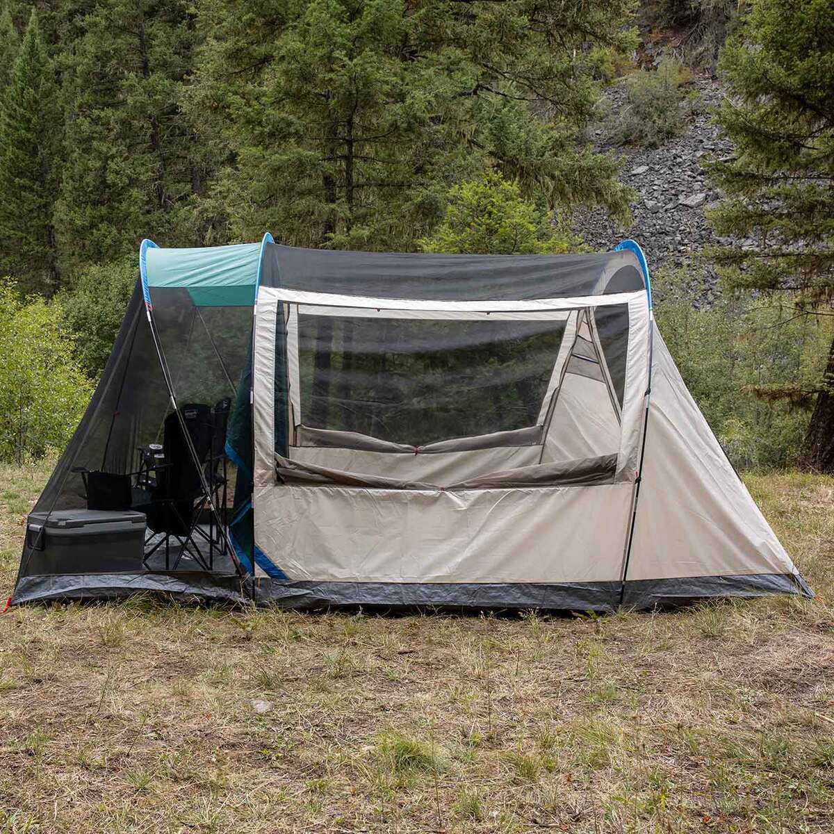 Coleman 6-Person Cabin Tent - Evergreen - Evergreen Coleman 6-Person Cabin Tent - Evergreen - Evergreen