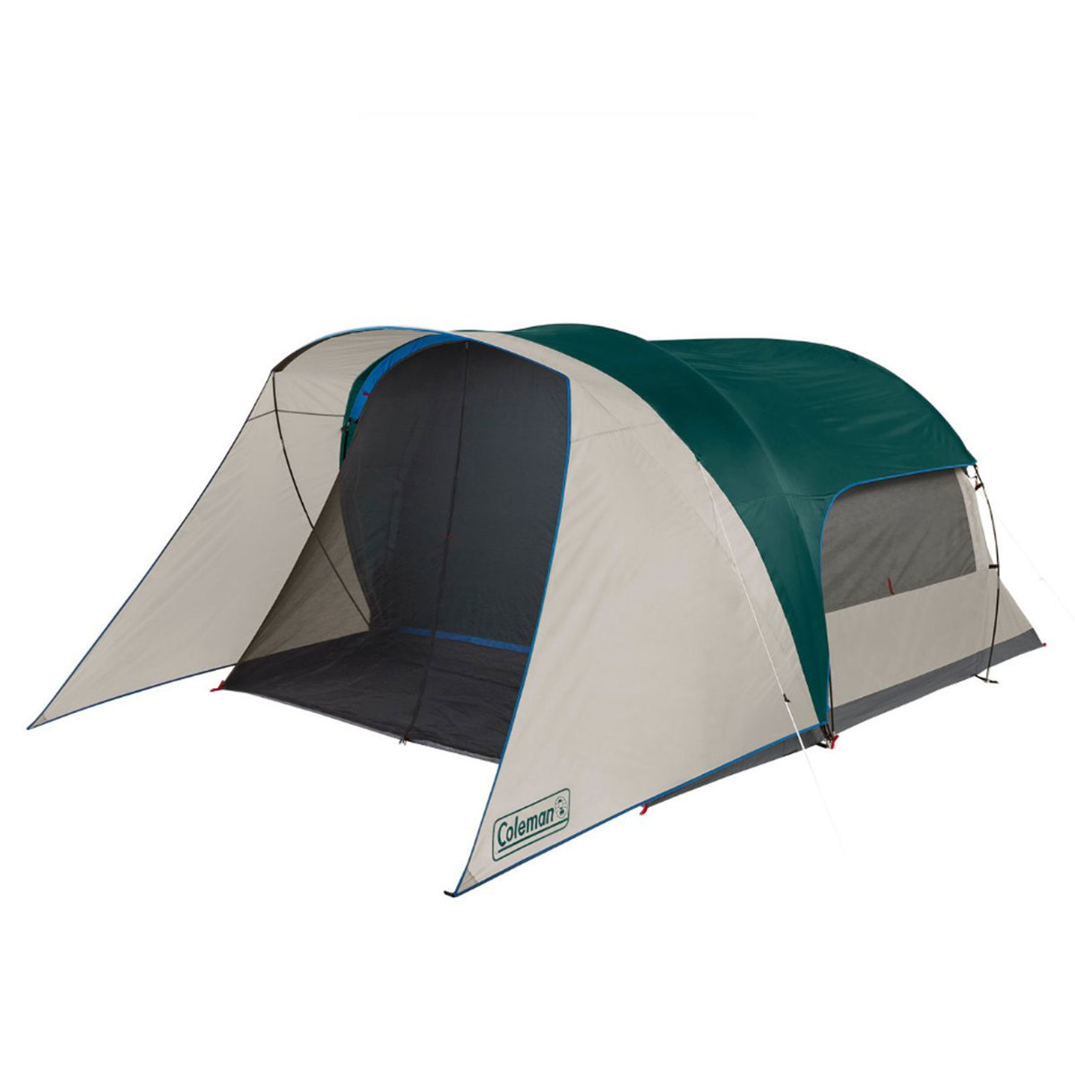Coleman 6 Person Cabin Tent With Screened Porch Evergreen Sportsman S Warehouse