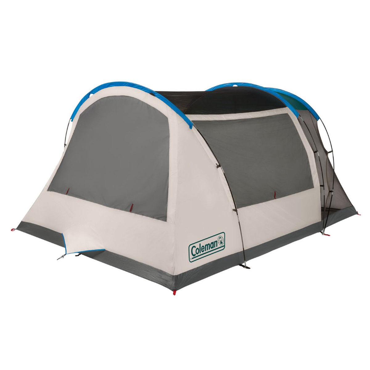 Colman 6-Person Cabin Tent with Screened Porch - Evergreen - Evergreen Colman 6-Person Cabin Tent with Screened Porch - Evergreen - Evergreen