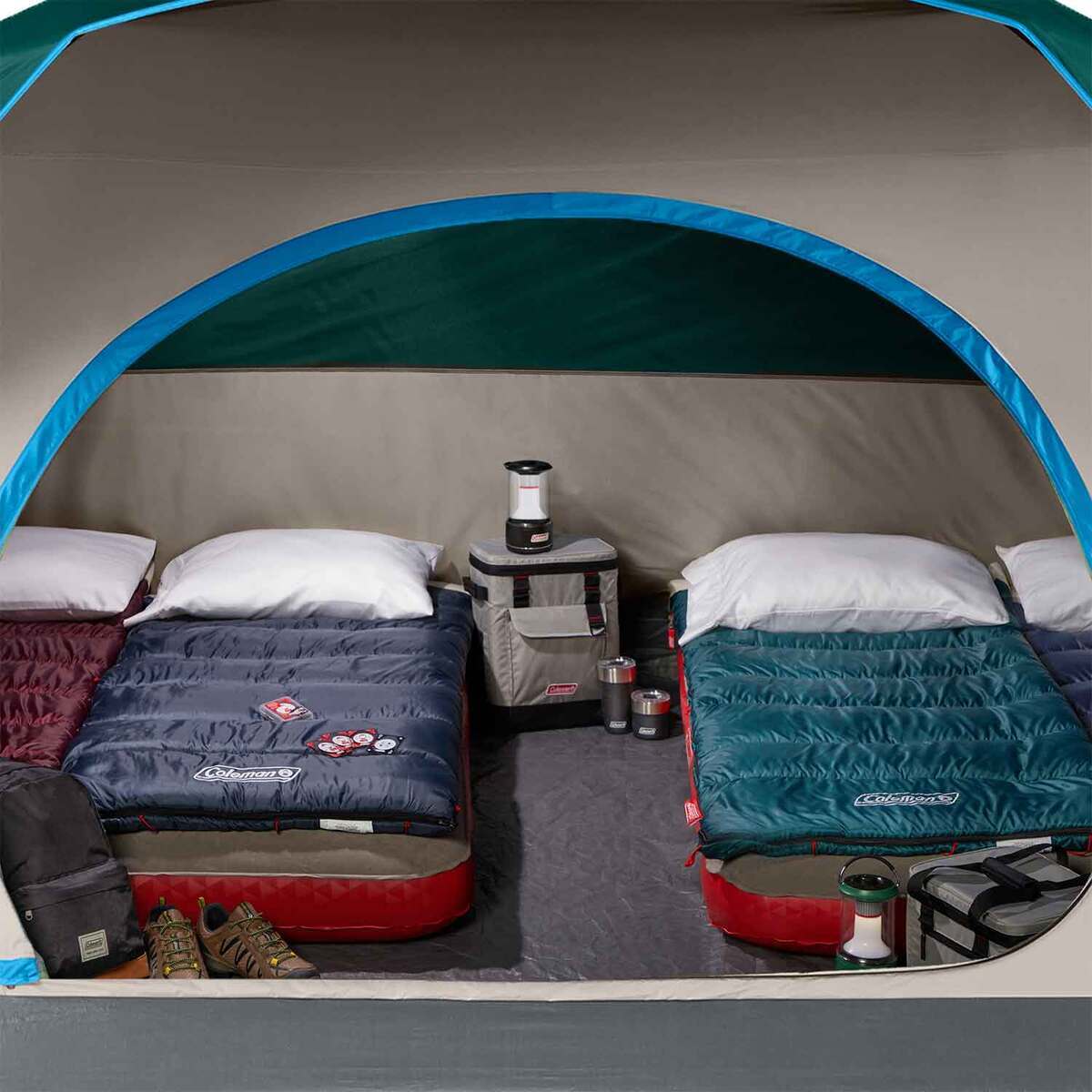 Coleman Skydome 8-Person Camping Tent - Evergreen - Evergreen Coleman Skydome 8-Person Camping Tent - Evergreen - Evergreen
