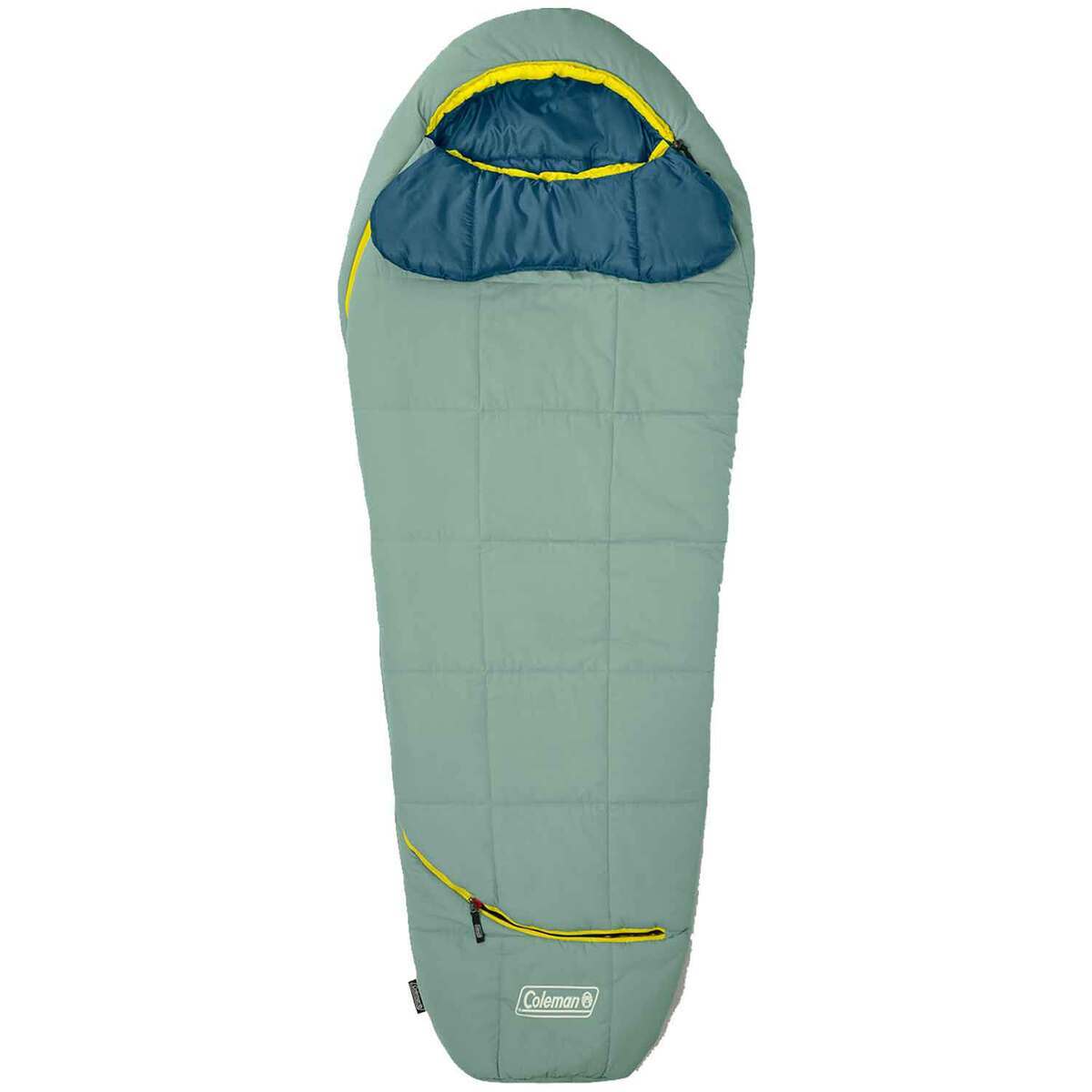 Coleman Big Bay 20 Degree Regular Mummy Sleeping Bag - Moss - Moss Regular Coleman Big Bay 20 Degree Regular Mummy Sleeping Bag - Moss - Moss Regular