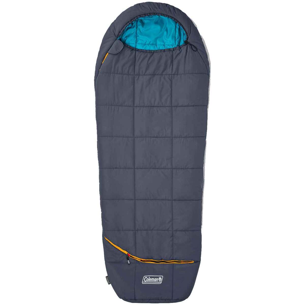 Coleman Big Bay Big & Tall 20 Degree Long Semi Rectangular Sleeping Bag - Blunt - Blunt Long Coleman Big Bay Big & Tall 20 Degree Long Semi Rectangular Sleeping Bag - Blunt - Blunt Long