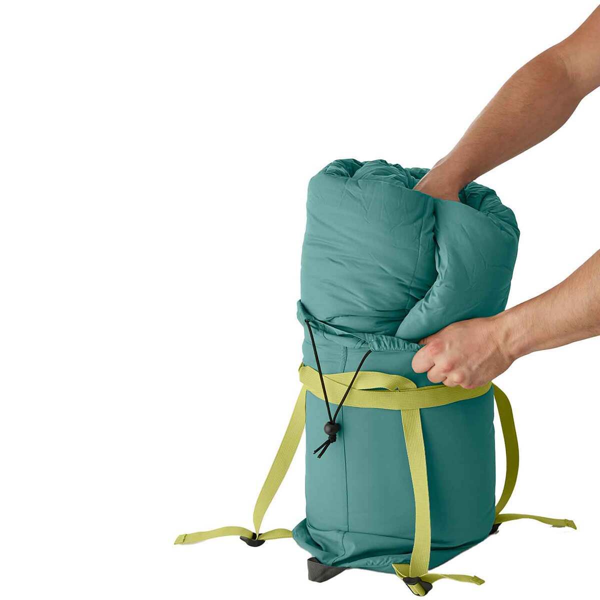 Coleman Big Bay Big & Tall 40 Degree Long Semi Rectangular Sleeping Bag - Green - Green Long Coleman Big Bay Big & Tall 40 Degree Long Semi Rectangular Sleeping Bag - Green - Green Long