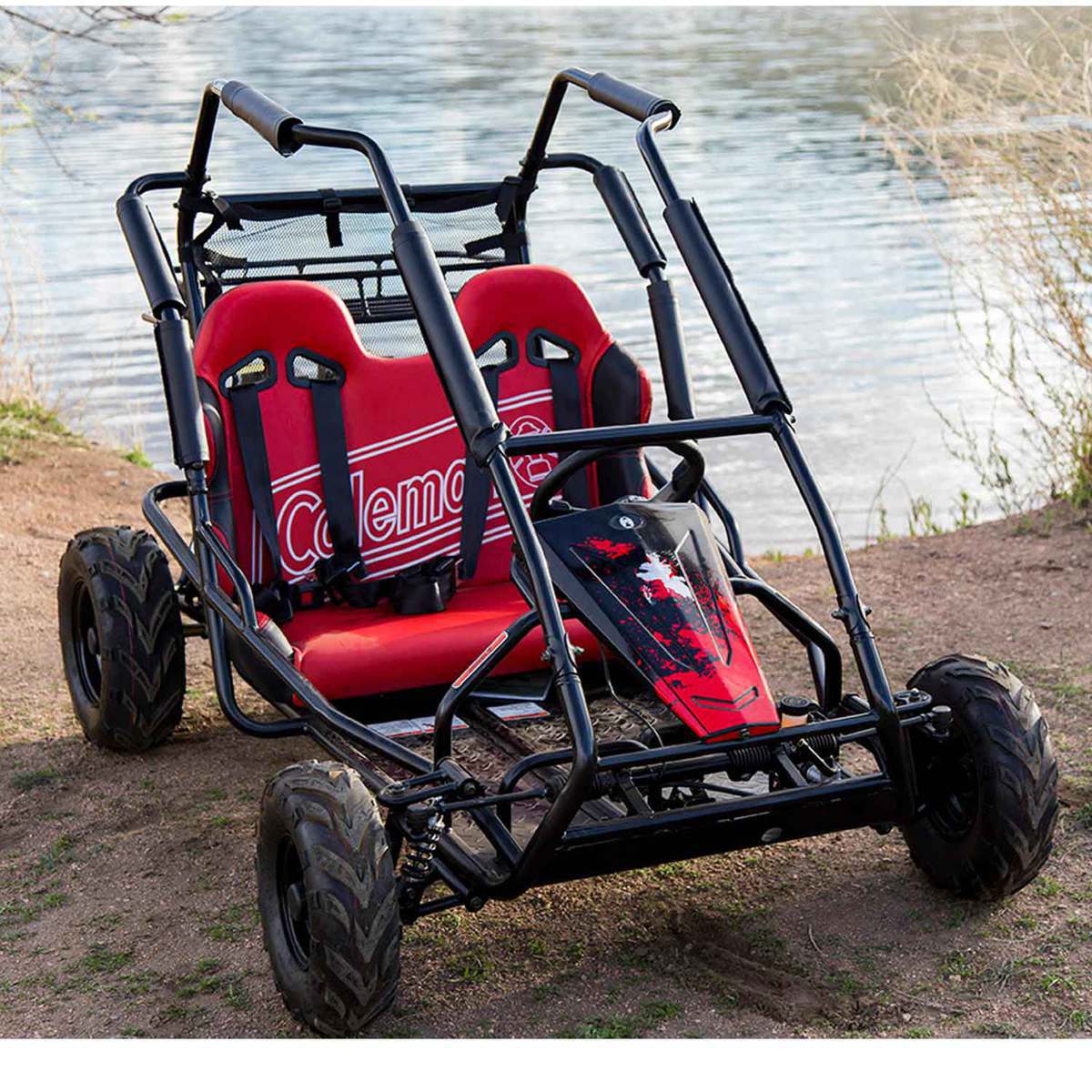 Coleman Classic 196CC Go-Kart - Red/Black - Red/Black Coleman Classic 196CC Go-Kart - Red/Black - Red/Black