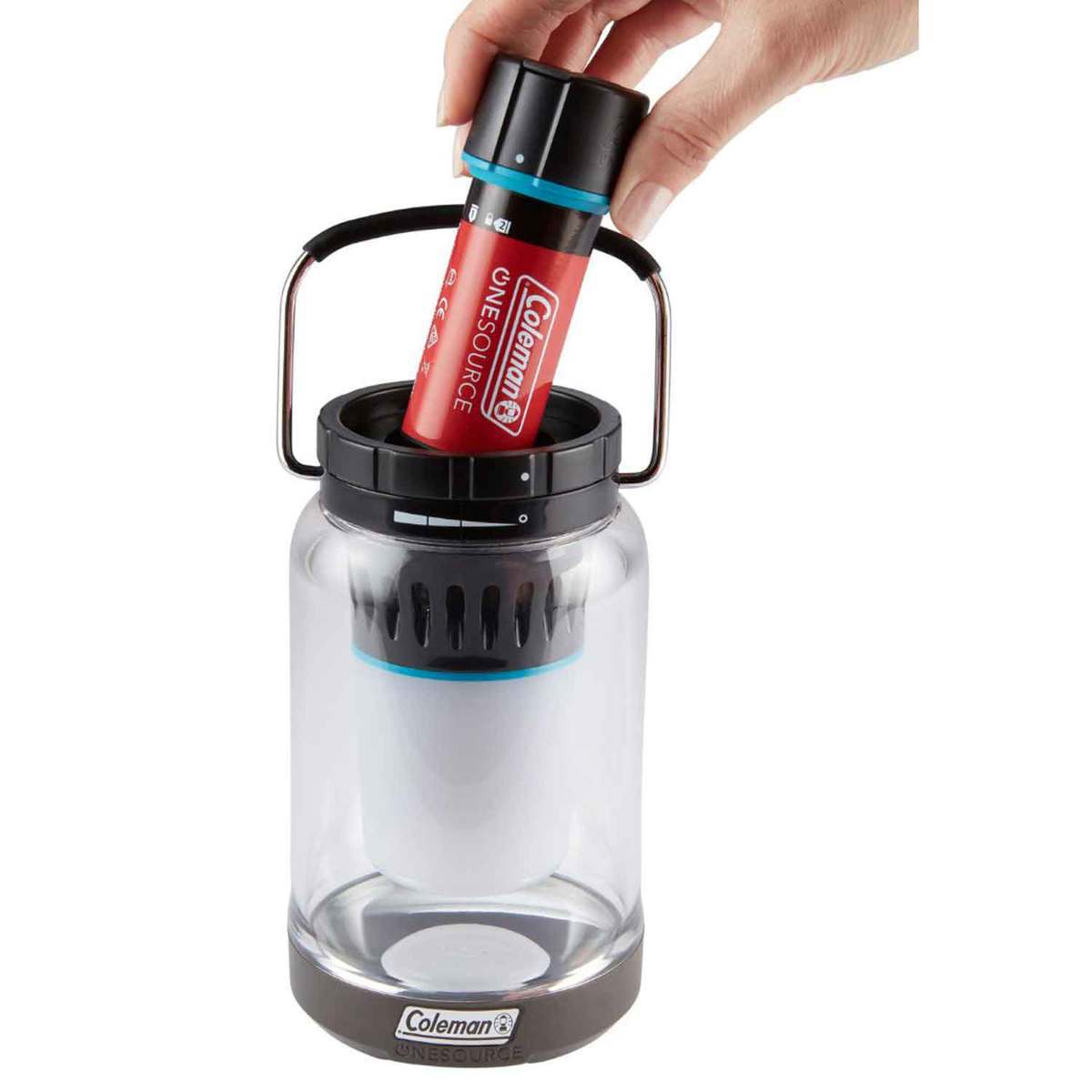 Coleman OneSource 600 Lumen LED Electric Lantern & Rechargeable Lithium-Ion Battery Coleman OneSource 600 Lumen LED Electric Lantern & Rechargeable Lithium-Ion Battery