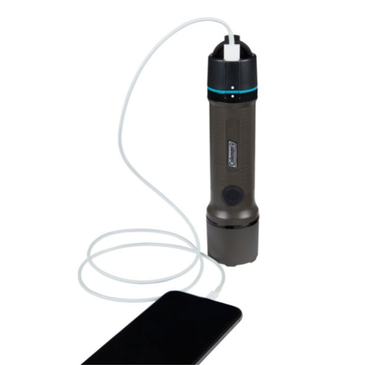 Coleman OneSource LED Mid Size Flashlight & Rechargeable Lithium-Ion Battery - Black Coleman OneSource LED Mid Size Flashlight & Rechargeable Lithium-Ion Battery - Black