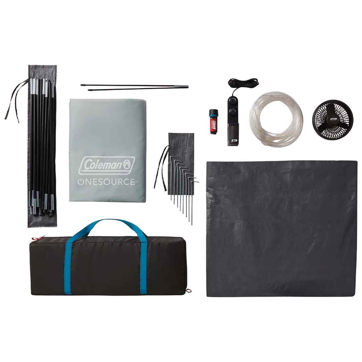 Coleman OneSource Rechargeable Camping Tent with Airflow System and LED Lighting Coleman OneSource Rechargeable Camping Tent with Airflow System and LED Lighting