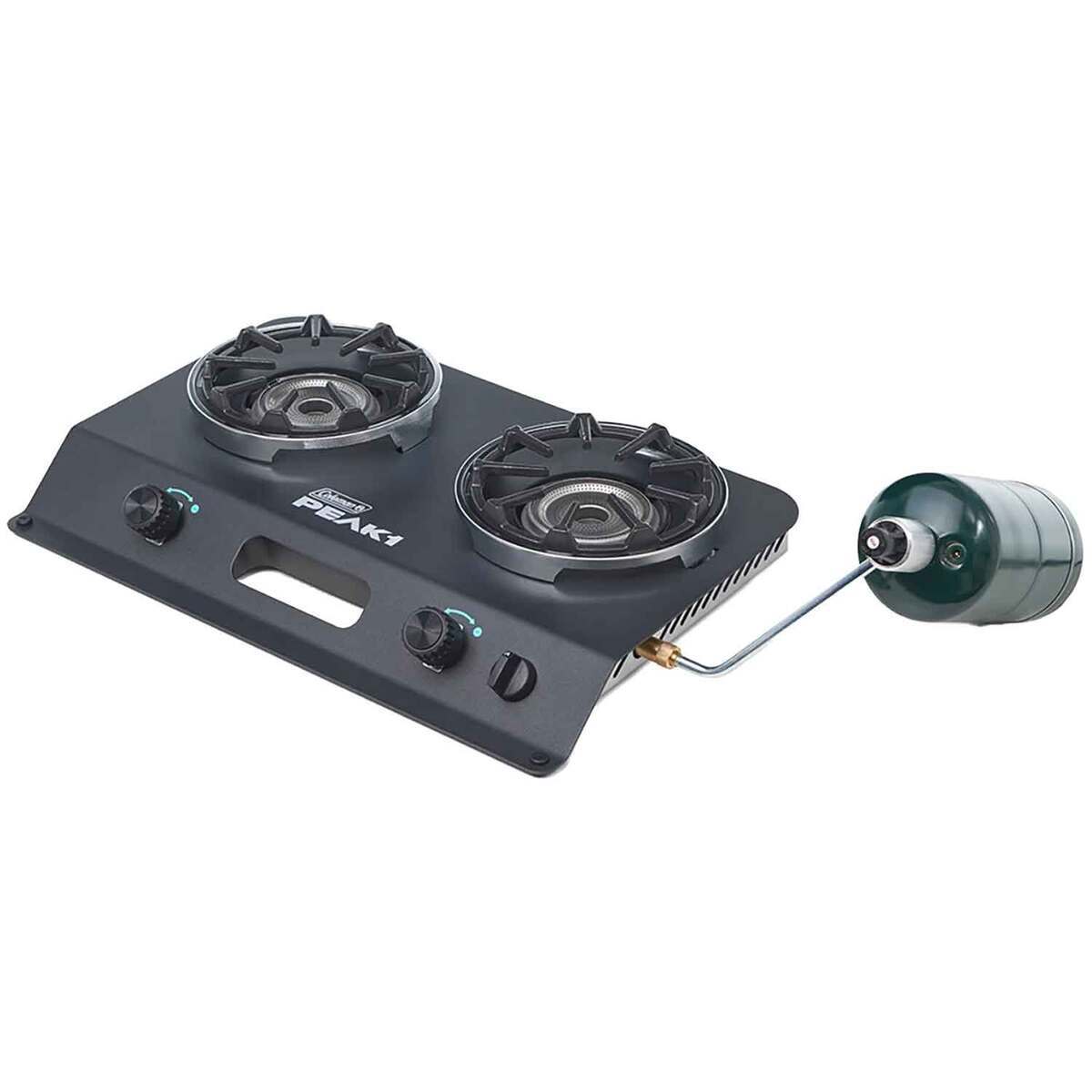 Coleman PEAK1 2 Burner Camping Stove - Black - Black Coleman PEAK1 2 Burner Camping Stove - Black - Black