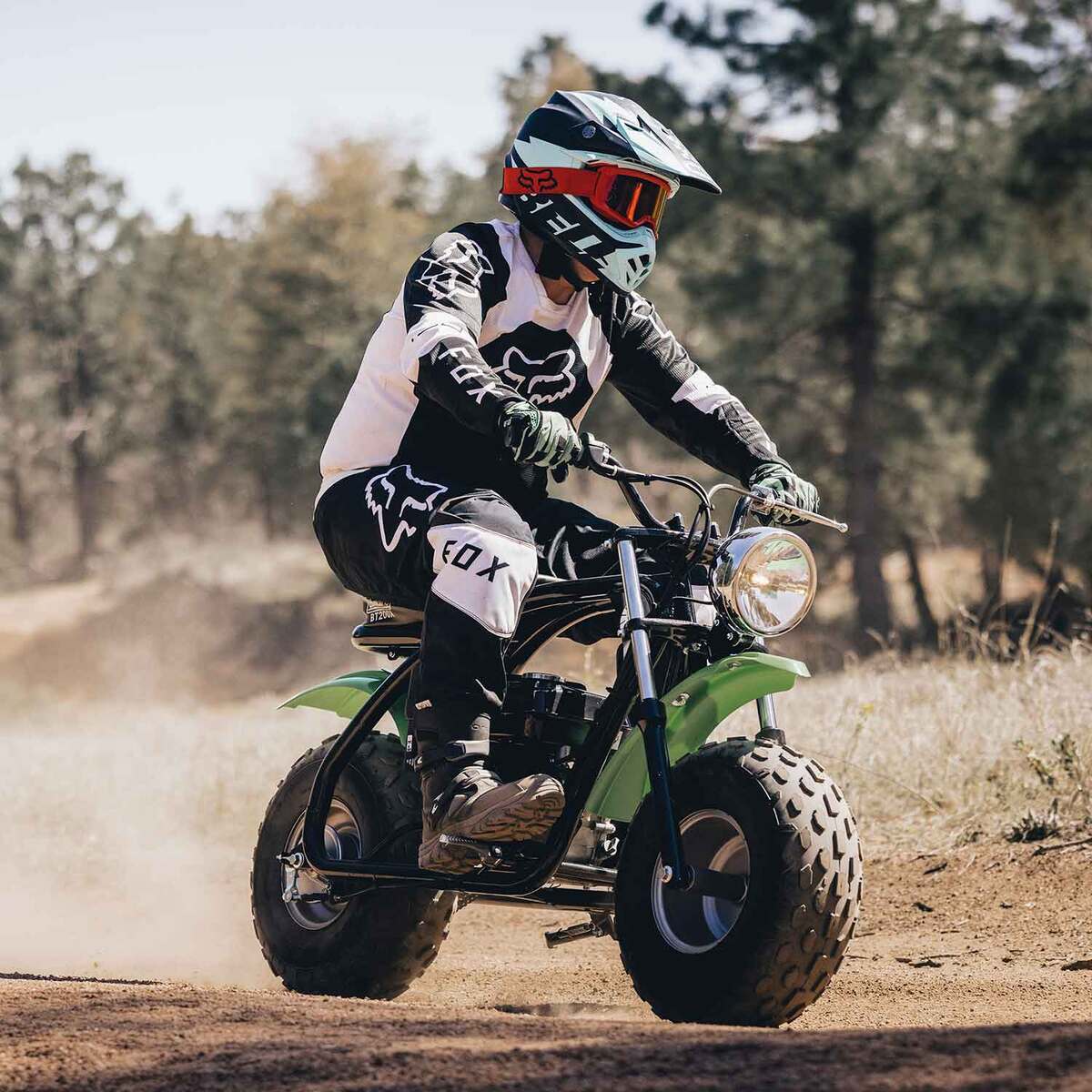 Coleman Powersports BT200X Mini Bike - Green - Green Coleman Powersports BT200X Mini Bike - Green - Green