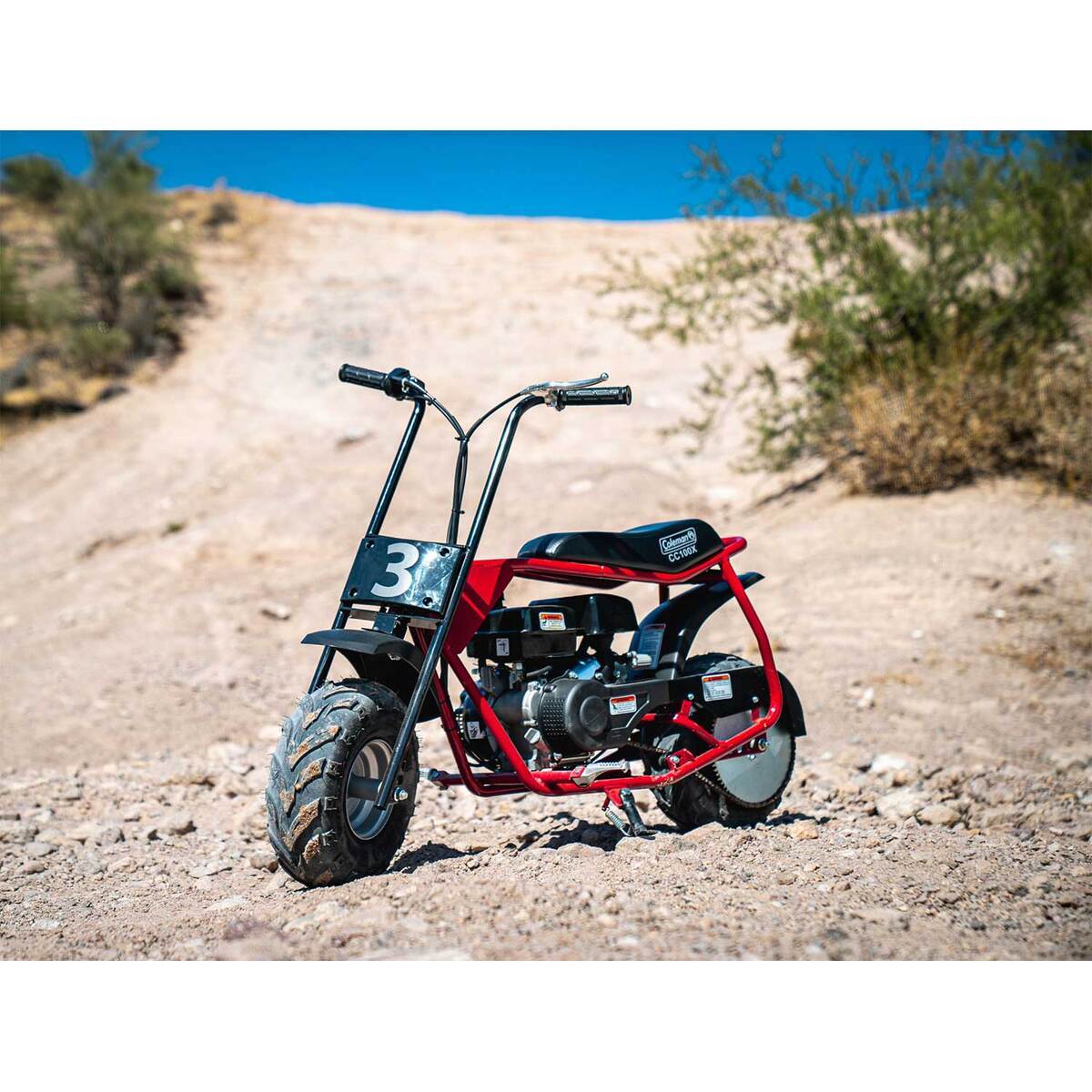 Coleman Powersports CC100X Mini Bike - Red - Red Coleman Powersports CC100X Mini Bike - Red - Red