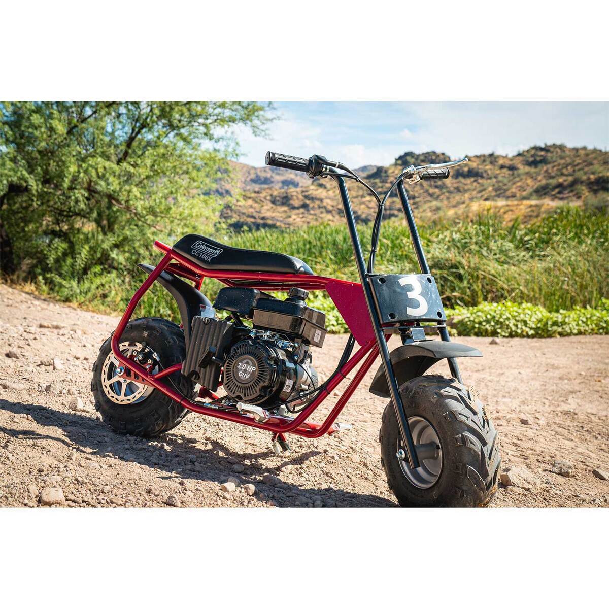 Coleman Powersports CC100X Mini Bike - Red | Sportsman's Warehouse