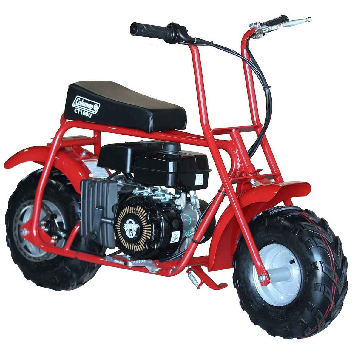 Coleman Powersports CT100U Mini Bike - Red - Red Coleman Powersports CT100U Mini Bike - Red - Red