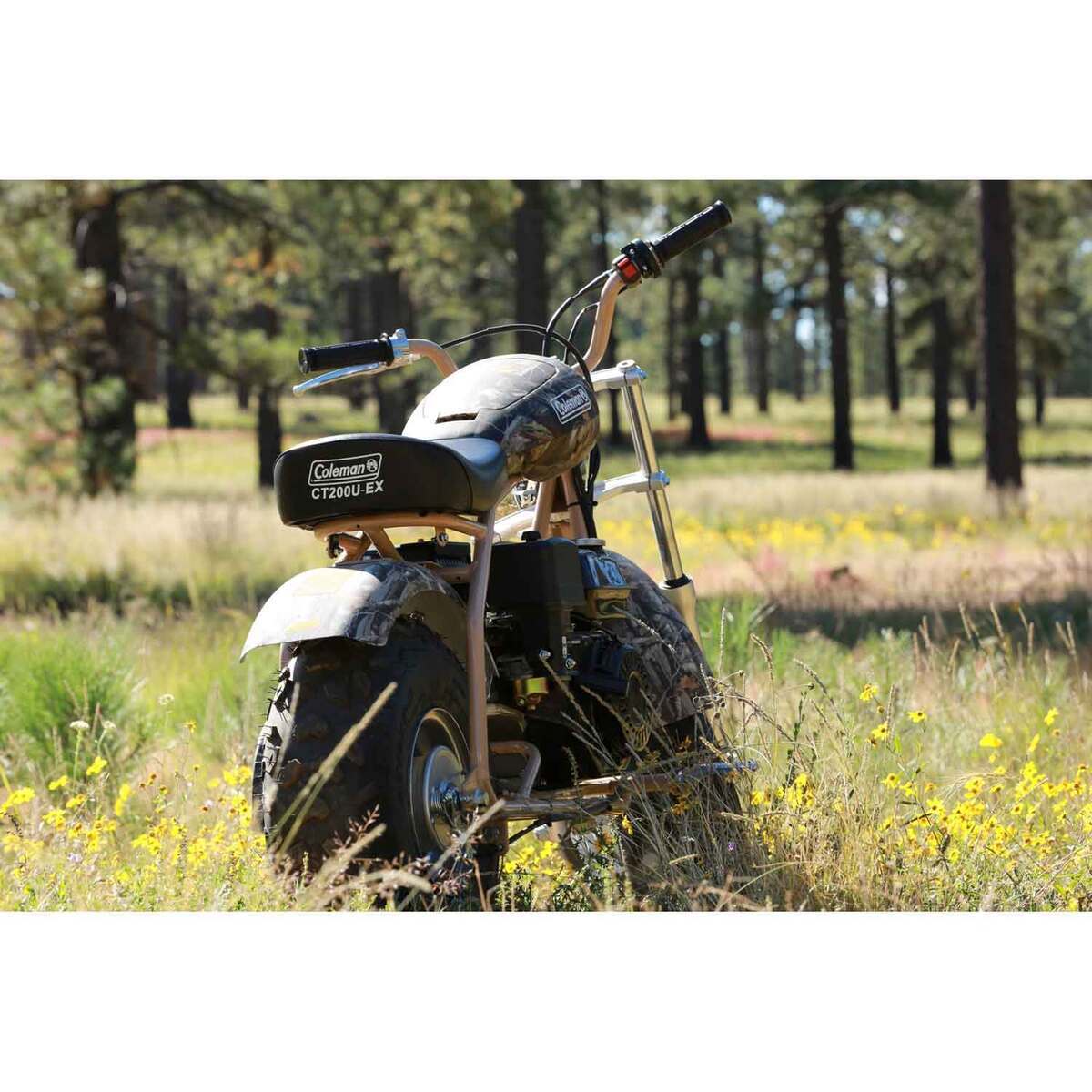 Coleman Powersports CT200U-EX Mini Bike - Camo - Camo Coleman Powersports CT200U-EX Mini Bike - Camo - Camo