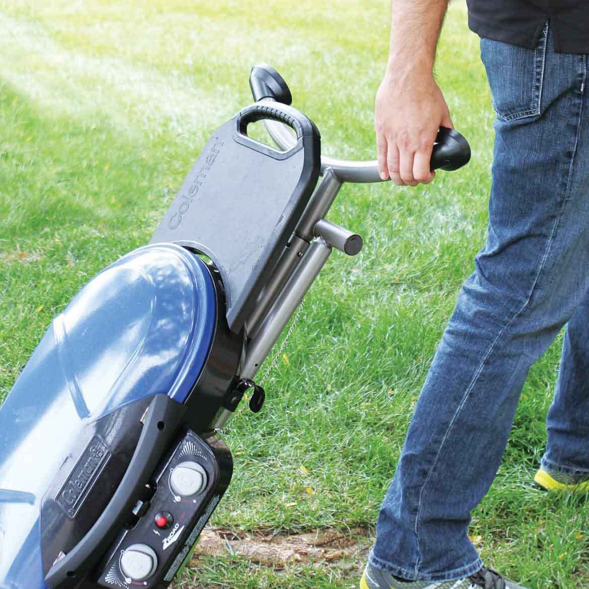 Coleman Roadtrip X-Cursion Propane Grill - Blue Coleman Roadtrip X-Cursion Propane Grill - Blue