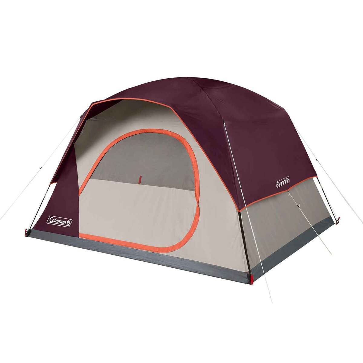 Coleman Skydome 6-Person Camping Tent - Blackberry - Blackberry Coleman Skydome 6-Person Camping Tent - Blackberry - Blackberry