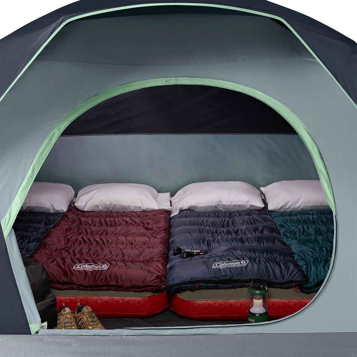 Coleman Skydome 6-Person Camping Tent - Blue Nights - Blue Nights Coleman Skydome 6-Person Camping Tent - Blue Nights - Blue Nights