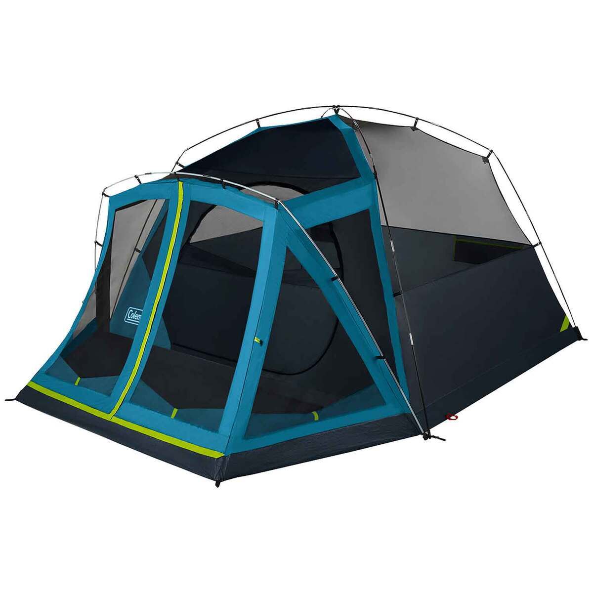 Coleman Skydome 6-Person Screen Room Camping Tent with Dark Room - Navy Blue - Navy Blue Coleman Skydome 6-Person Screen Room Camping Tent with Dark Room - Navy Blue - Navy Blue