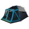 Coleman Skydome 6-Person Screen Room Camping Tent with Dark Room - Navy Blue - Navy Blue