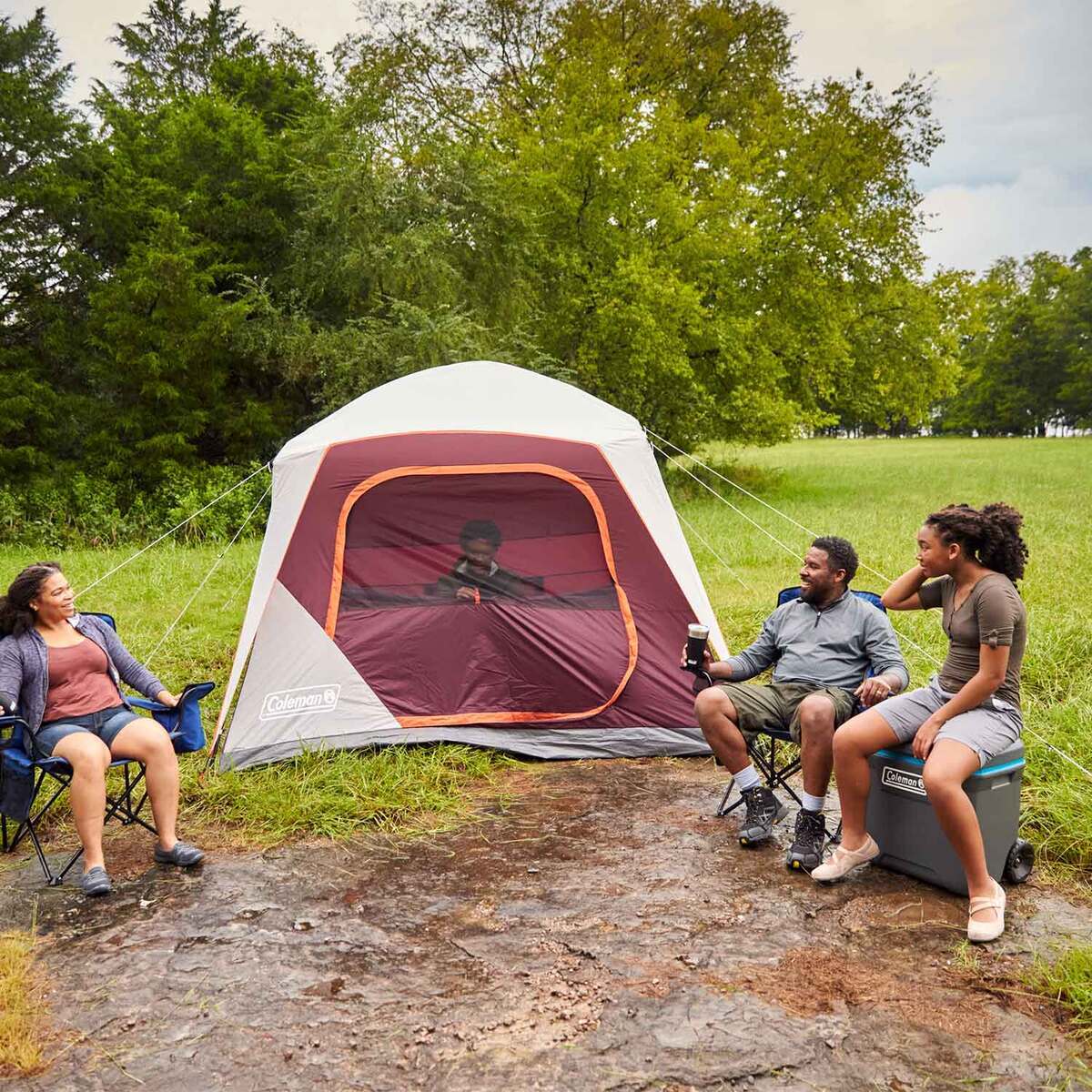 Coleman Skylodge 10-Person Camping Tent - Blackberry - Blackberry Coleman Skylodge 10-Person Camping Tent - Blackberry - Blackberry