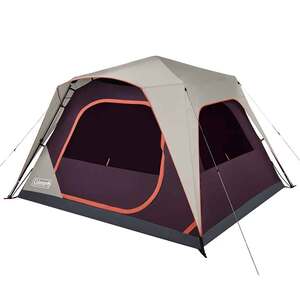 Coleman Skylodge 6-Person Instant Camping Tent - Blackberry
