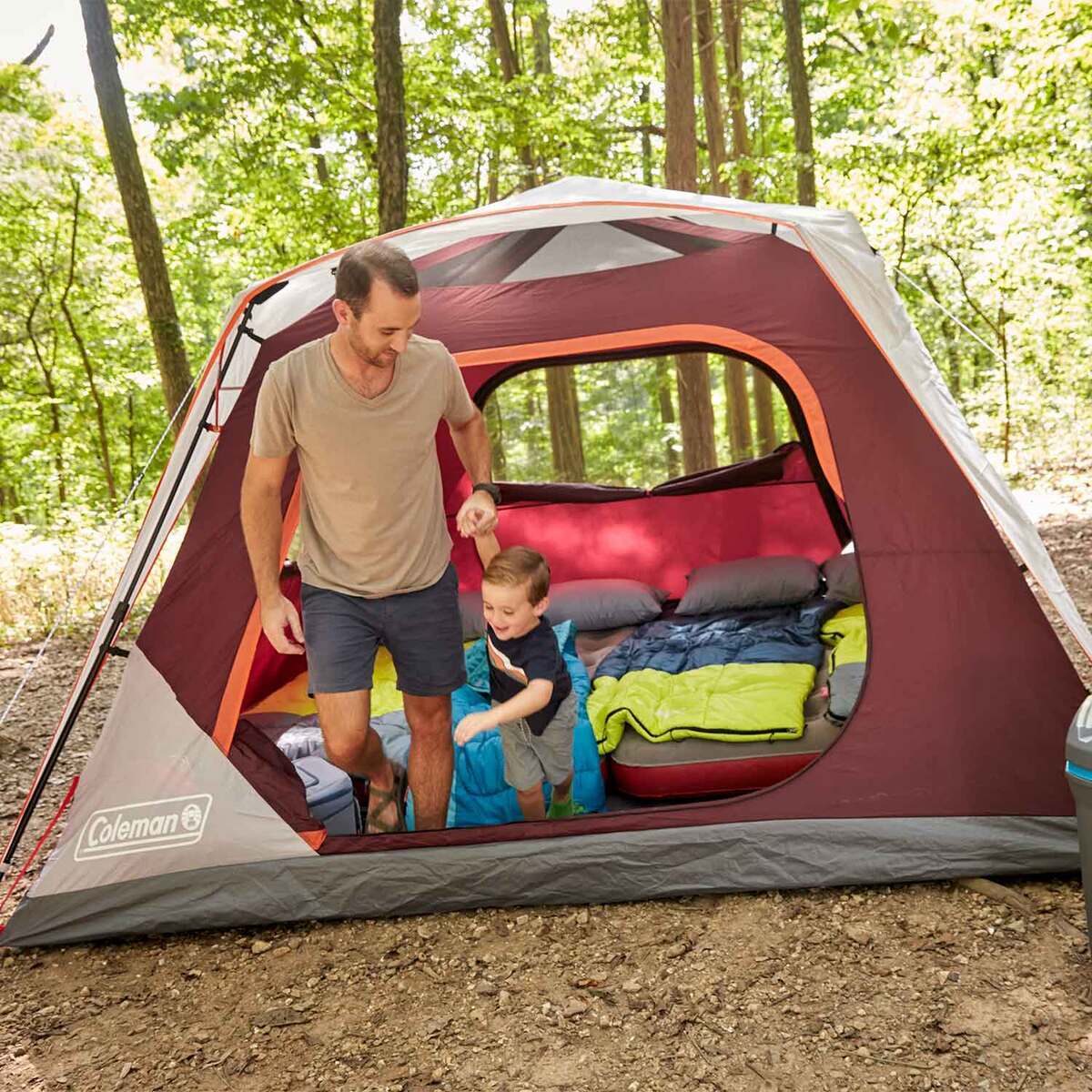 Coleman Skylodge 6-Person Instant Camping Tent - Blackberry - Blackberry Coleman Skylodge 6-Person Instant Camping Tent - Blackberry - Blackberry