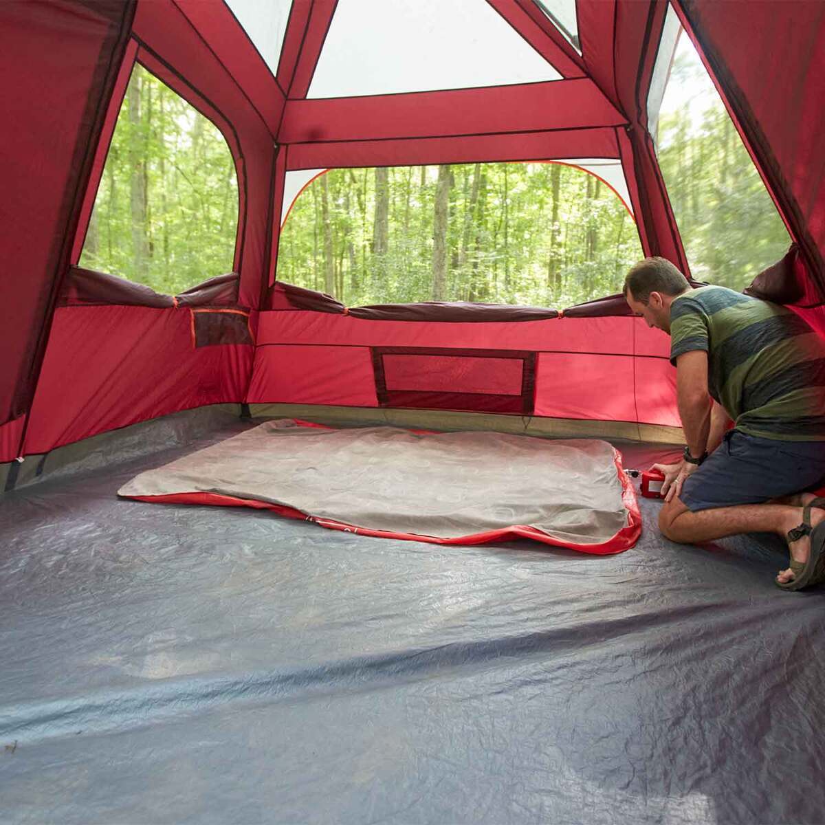 Coleman Skylodge 8-Person Instant Camping Tent - Blackberry - Blackberry Coleman Skylodge 8-Person Instant Camping Tent - Blackberry - Blackberry