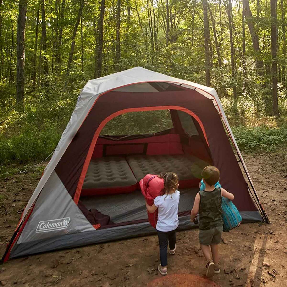 Coleman Skylodge 8-Person Instant Camping Tent - Blackberry - Blackberry Coleman Skylodge 8-Person Instant Camping Tent - Blackberry - Blackberry