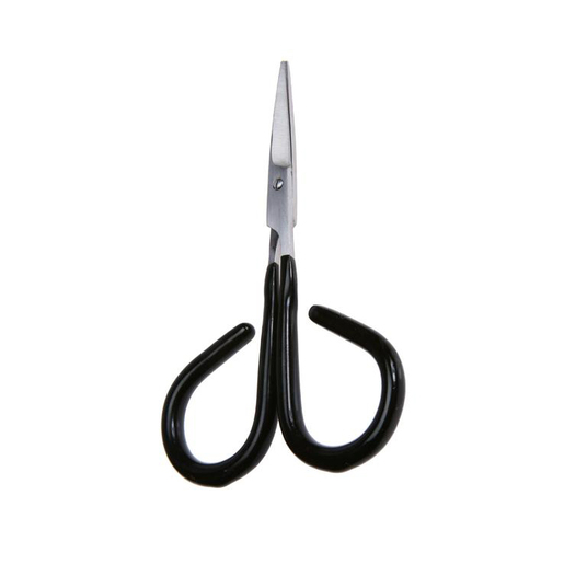 Colorado Angler Supply Open End Loop Scissors Fly Tying Tool - Black Handle