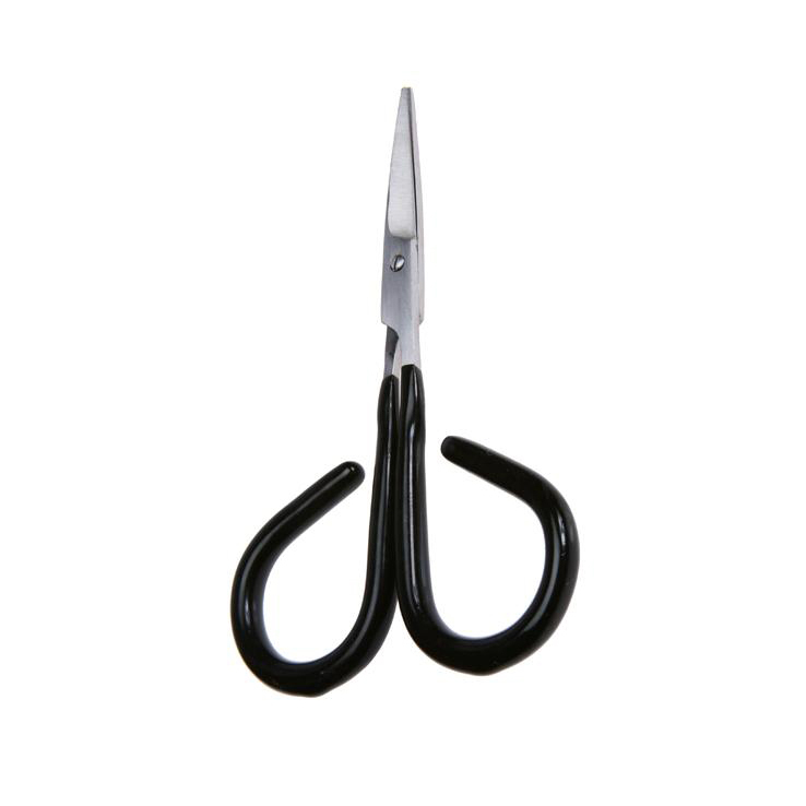 Colorado Angler Supply Open End Loop Scissors - Black Handle Colorado Angler Supply Open End Loop Scissors - Black Handle