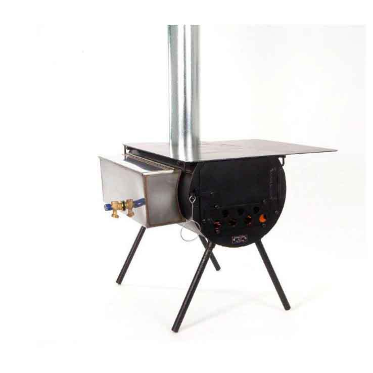 Colorado Cylinder Stoves Spruce Stove Package with 2 Gallon Water Heater Colorado Cylinder Stoves Spruce Stove Package with 2 Gallon Water Heater