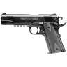Colt 1911 Government A1 Rail Gun 22 Long Rifle 5in Matte Black Tenifer Pistol - 10+1 Rounds - Black