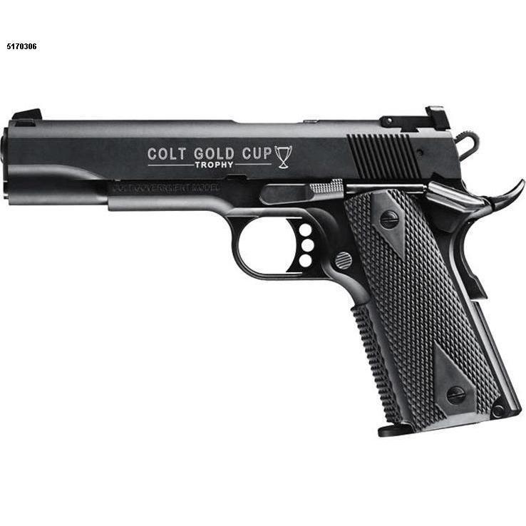 Colt 1911 Gold Cup Trophy 22 Long Rifle 5in Matte Black Pistol - 12+1 Rounds - Black Colt 1911 Gold Cup Trophy 22 Long Rifle 5in Matte Black Pistol - 12+1 Rounds - Black