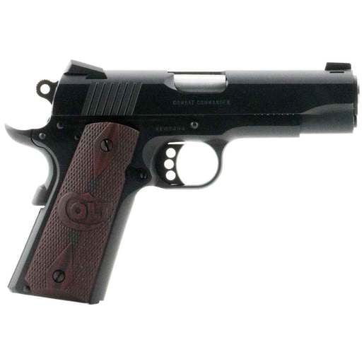 Colt Combat Commander 9mm Luger 4.25in Blued Pistol - 9+1 Rounds - Black image