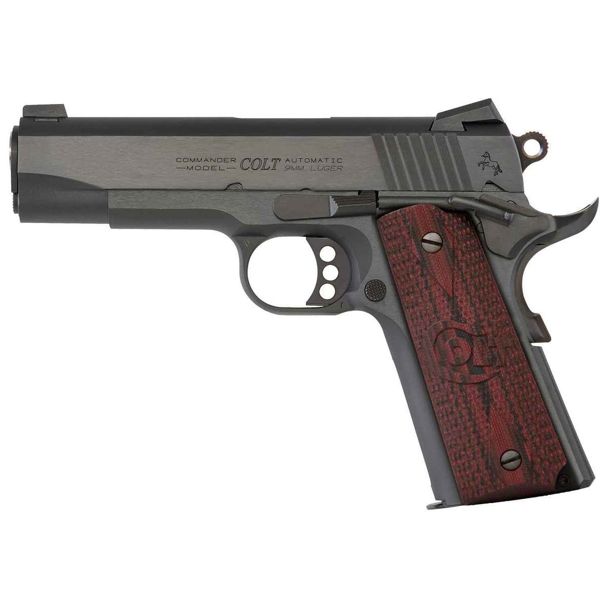 Colt Combat Commander 9mm Luger 4.25in Blued Pistol - 9+1 Rounds - Black Colt Combat Commander 9mm Luger 4.25in Blued Pistol - 9+1 Rounds - Black