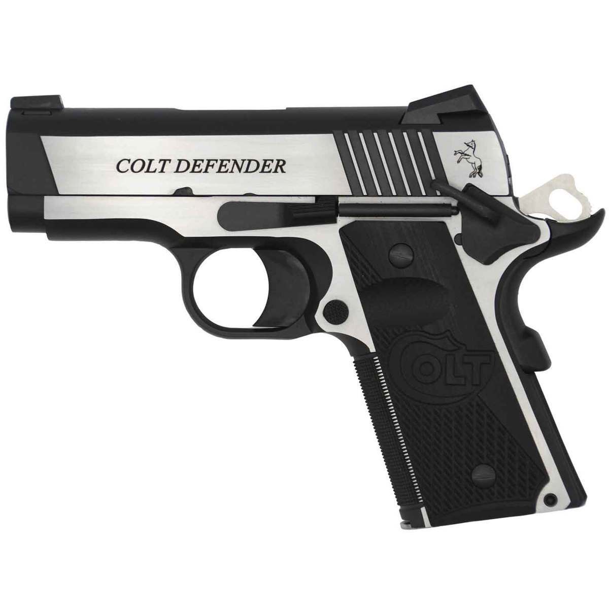Colt Combat Elite Defender 45 Auto (ACP) 3in Two-Tone Stainless Pistol - 7+1 Rounds Colt Combat Elite Defender 45 Auto (ACP) 3in Two-Tone Stainless Pistol - 7+1 Rounds