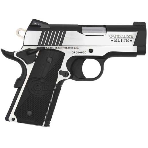 Colt Combat Elite Defender 9mm Luger 3in Stainless/Black Pistol - 9+1 Rounds image