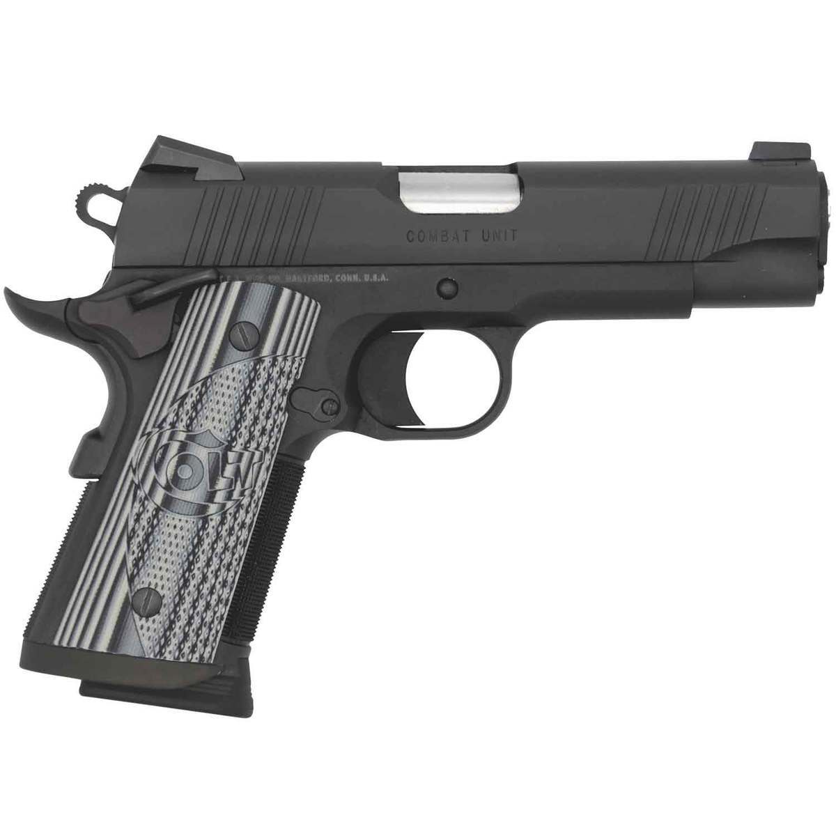 Colt Combat Unit CCO 9mm Luger 4.25in Black Pistol - 9+1 Rounds Colt Combat Unit CCO 9mm Luger 4.25in Black Pistol - 9+1 Rounds