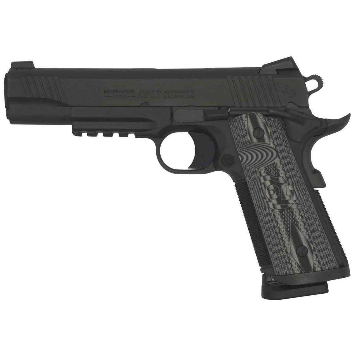 Colt Combat Unit With Rail 9mm Luger 5in Black Pistol - 9+1 Rounds Colt Combat Unit With Rail 9mm Luger 5in Black Pistol - 9+1 Rounds