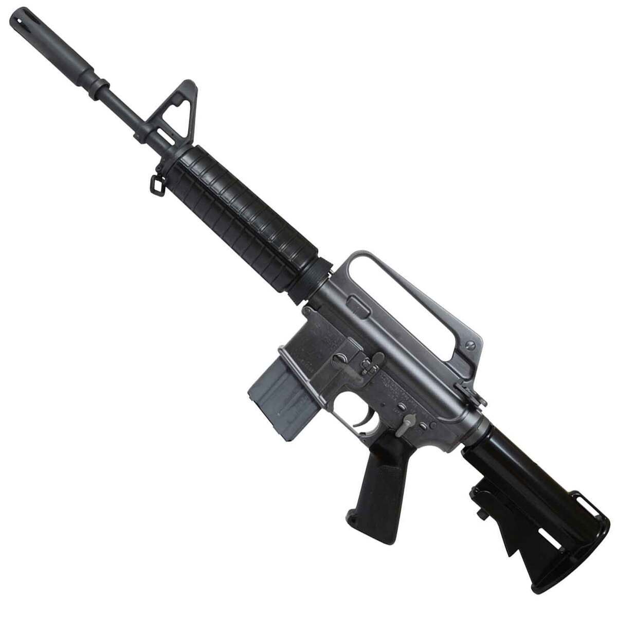 Colt Commando 5.56mm NATO 16in Matte Black Semi Automatic Modern Sporting Rifle - 20+1 Rounds - Black Colt Commando 5.56mm NATO 16in Matte Black Semi Automatic Modern Sporting Rifle - 20+1 Rounds - Black