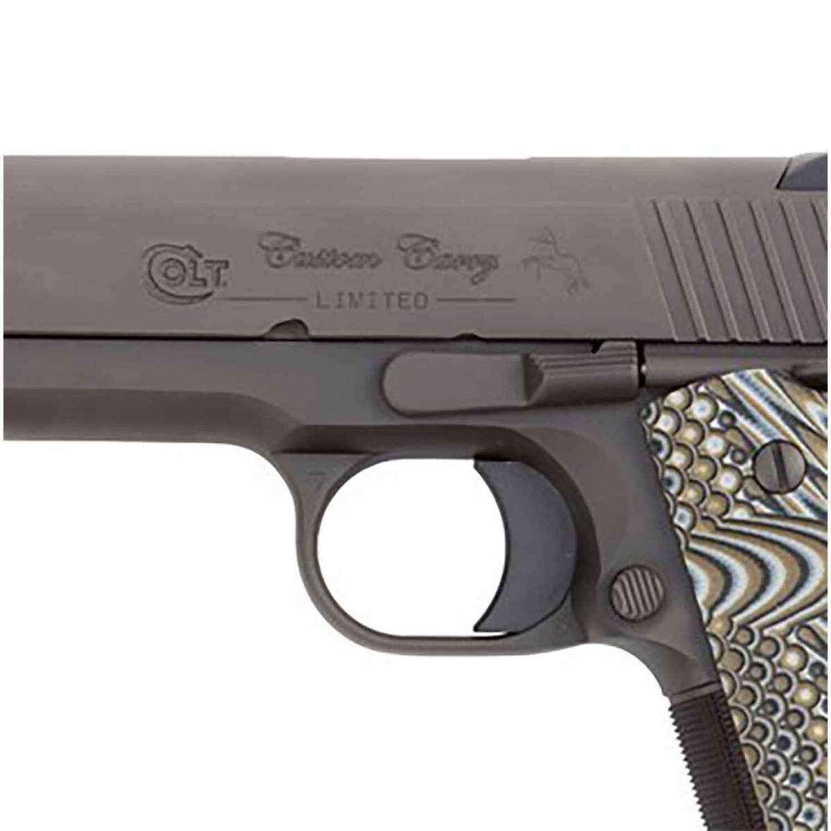 Colt Custom Carry Limited 45 Auto (ACP) 4.25in Smoked Gray Pistol - 8+1 Rounds - Gray Colt Custom Carry Limited 45 Auto (ACP) 4.25in Smoked Gray Pistol - 8+1 Rounds - Gray