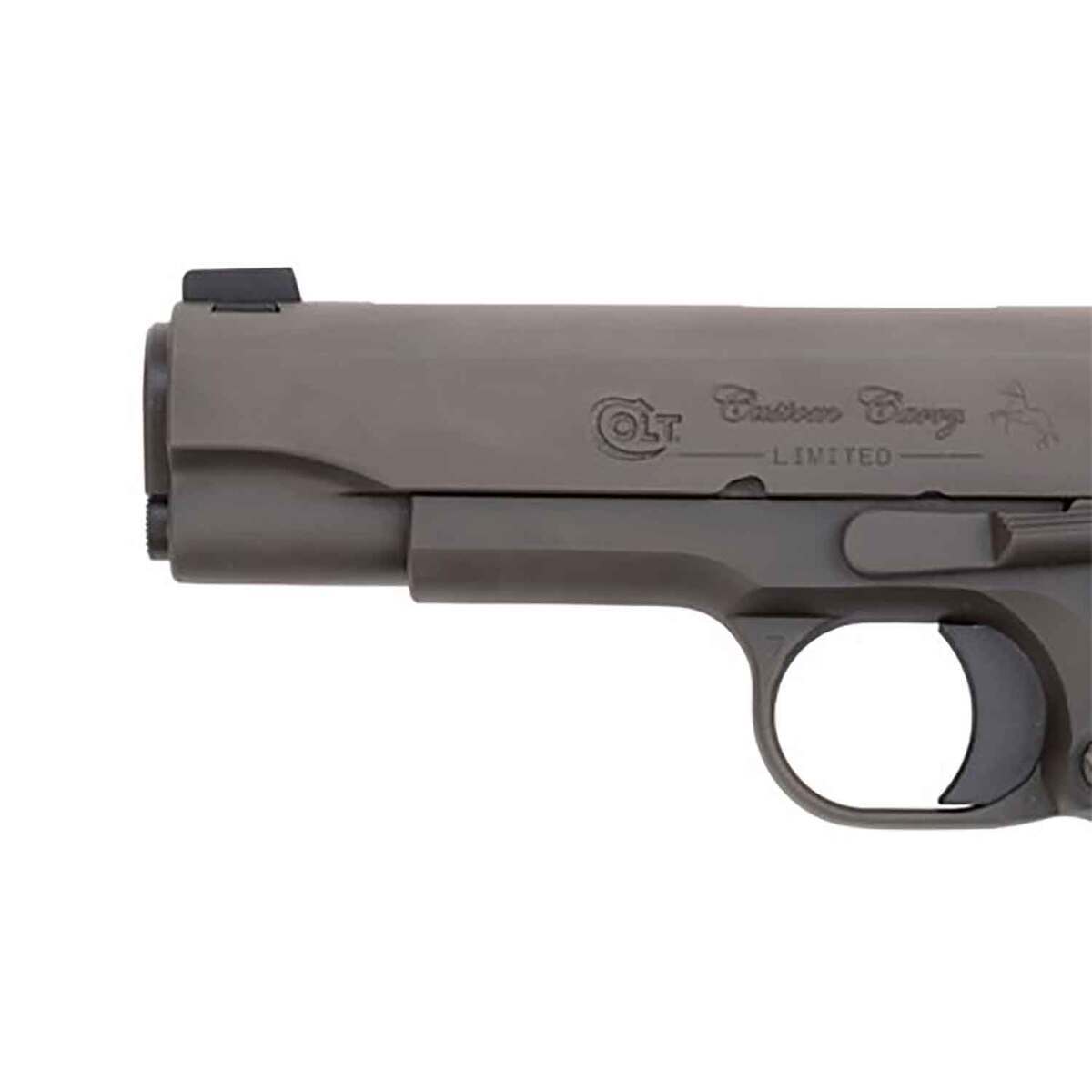 Colt Custom Carry Limited 45 Auto (ACP) 4.25in Smoked Gray Pistol - 8+1 Rounds - Gray Colt Custom Carry Limited 45 Auto (ACP) 4.25in Smoked Gray Pistol - 8+1 Rounds - Gray