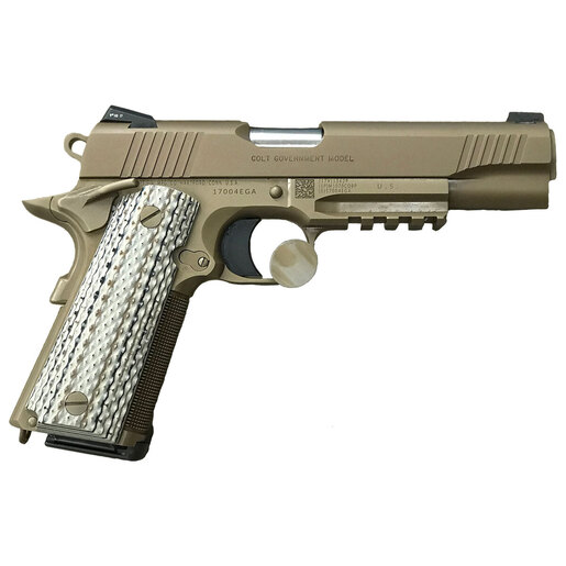 Colt Custom Shop CQB Pistol 45 Auto (ACP) 5in FDE/Bronze Pistol - 8+1 Rounds - FDE - Colt