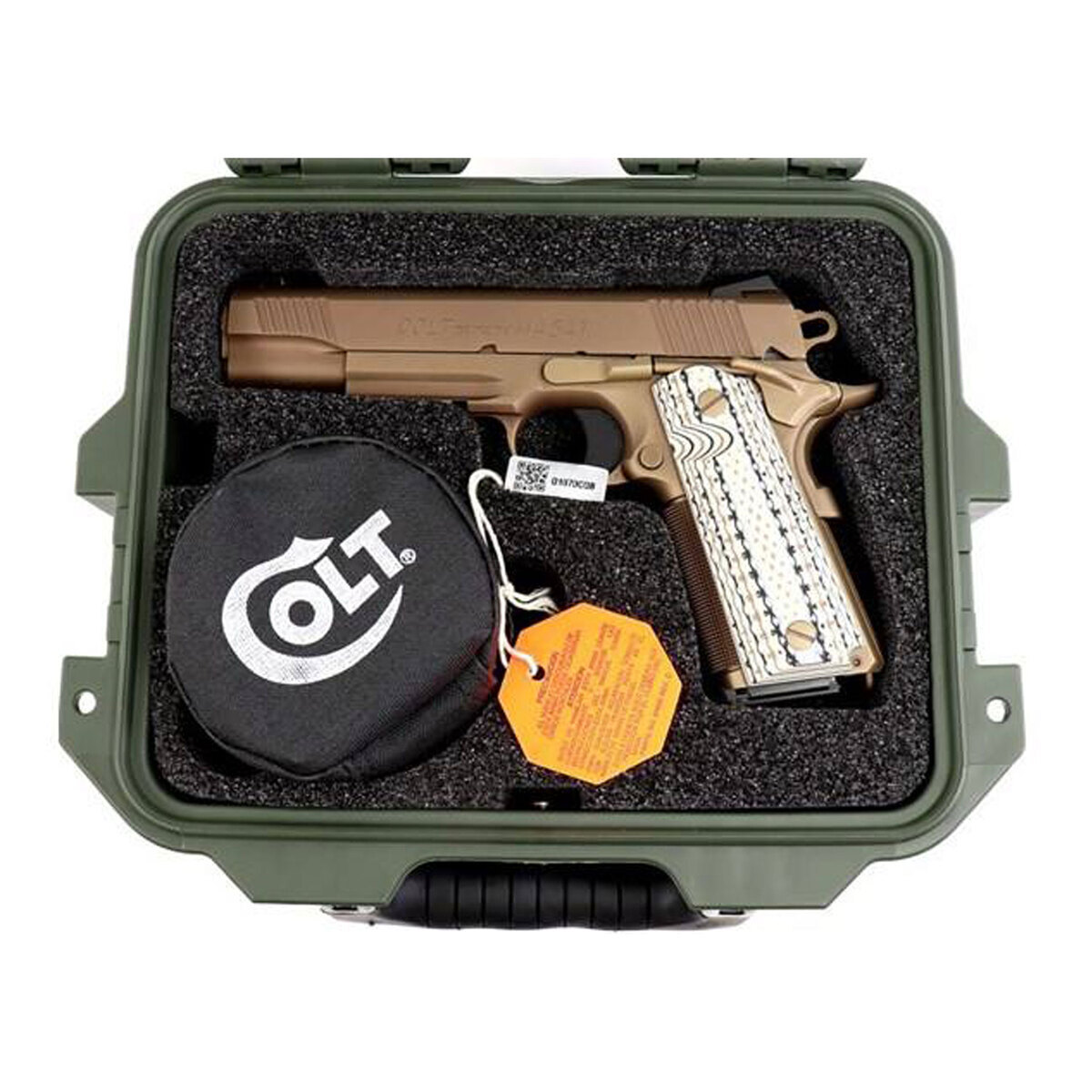 Colt Custom Shop CQB Pistol 45 Auto (ACP) 5in FDE/Bronze Pistol - 8+1 Rounds - FDE Colt Custom Shop CQB Pistol 45 Auto (ACP) 5in FDE/Bronze Pistol - 8+1 Rounds - FDE