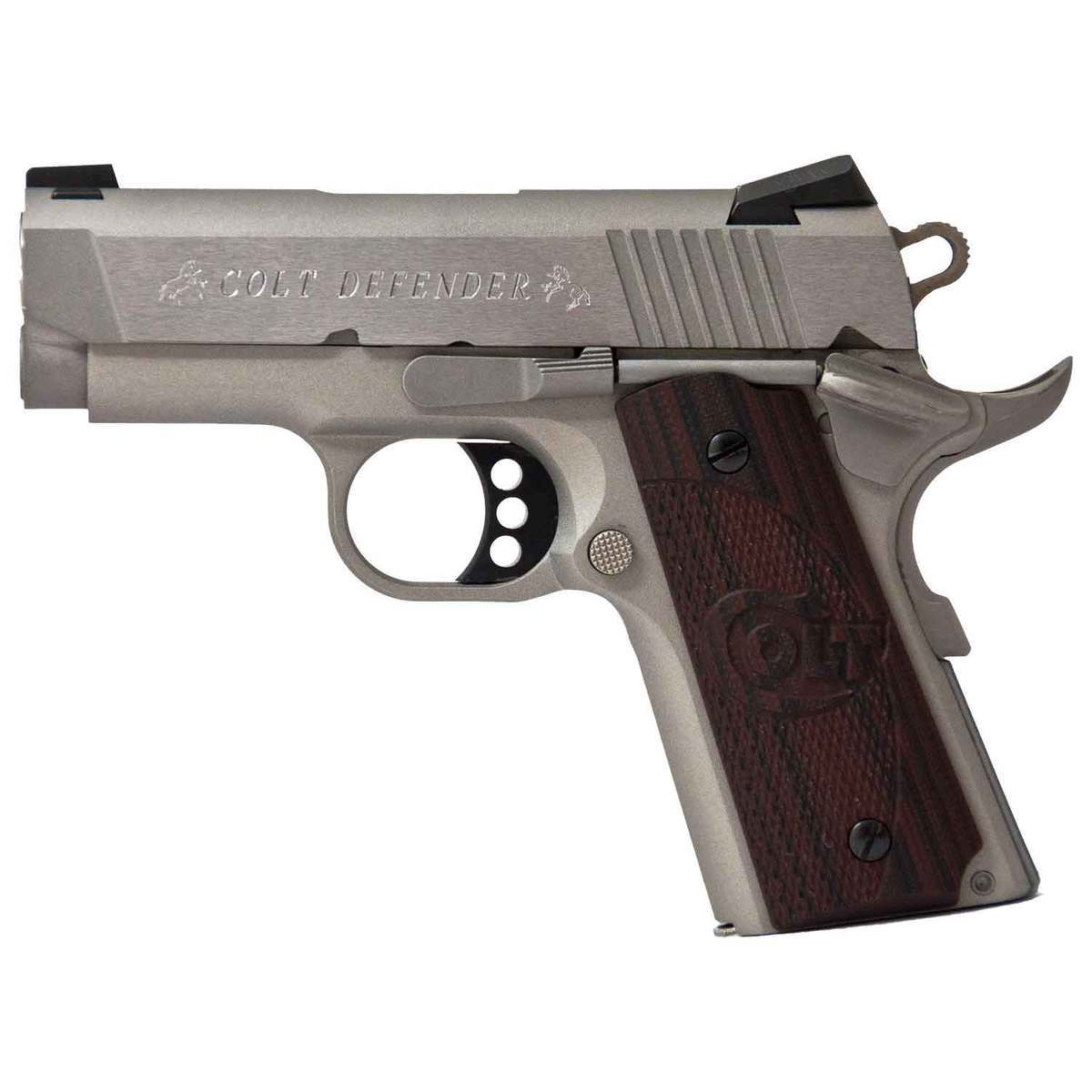 Colt Defender Series 45 Auto (ACP) 3in Gray Cerakote Pistol - 7+1 Rounds Colt Defender Series 45 Auto (ACP) 3in Gray Cerakote Pistol - 7+1 Rounds