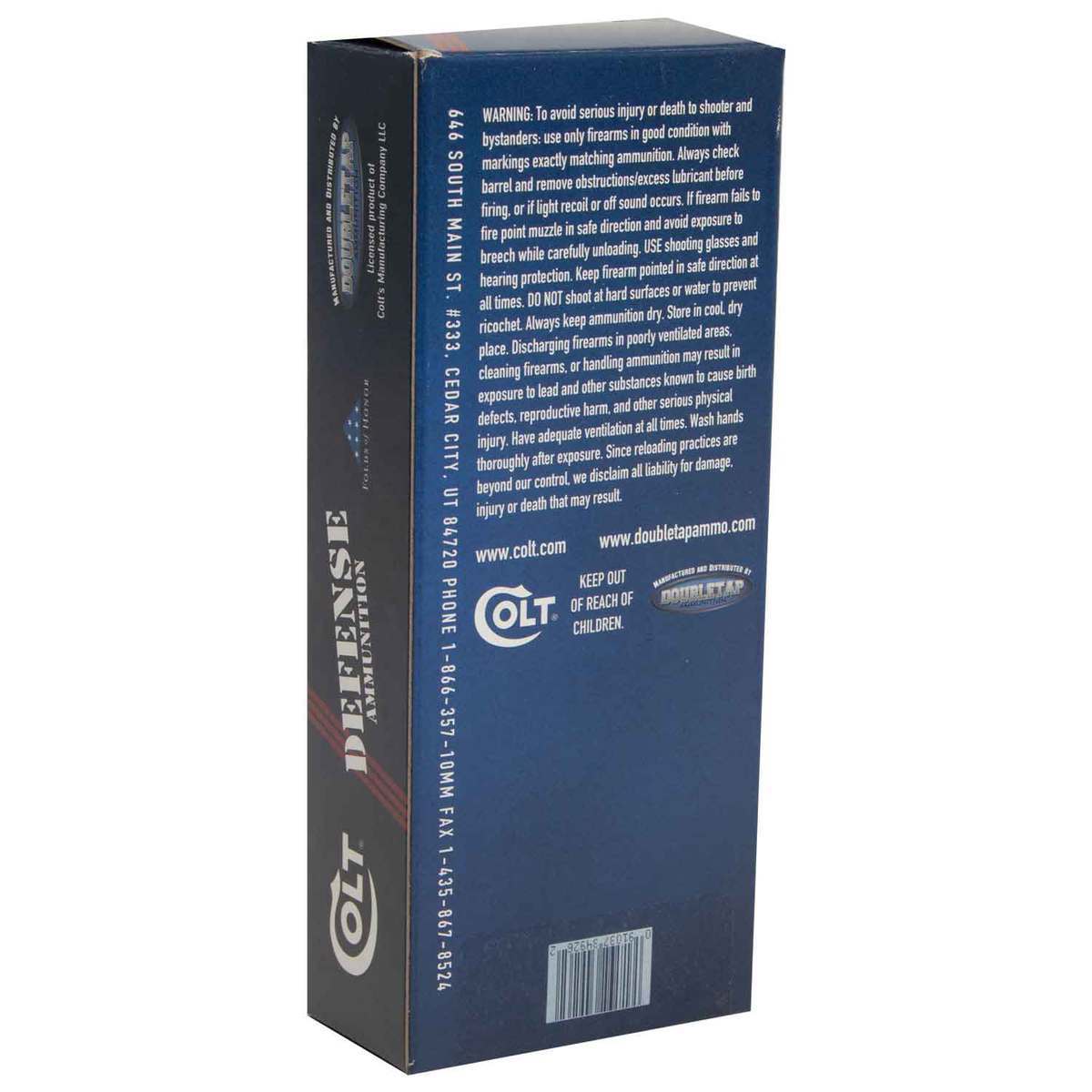 Colt Defense 300 AAC Blackout 220gr Match HPBT Rifle Ammo - 20 Rounds Colt Defense 300 AAC Blackout 220gr Match HPBT Rifle Ammo - 20 Rounds