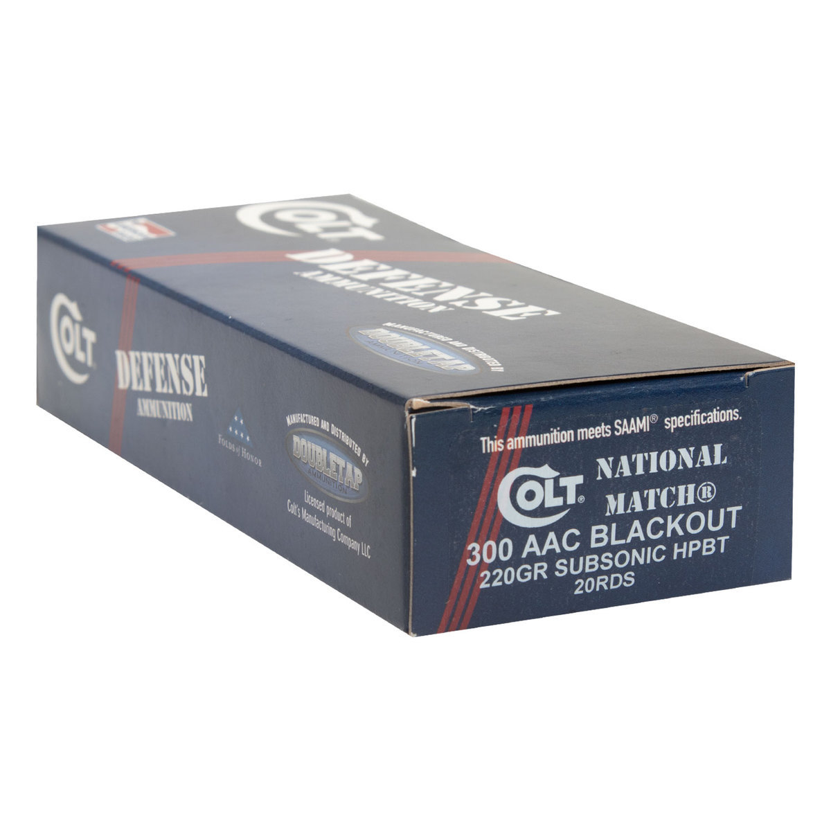 Colt Defense 300 AAC Blackout 220gr Match HPBT Rifle Ammo - 20 Rounds Colt Defense 300 AAC Blackout 220gr Match HPBT Rifle Ammo - 20 Rounds