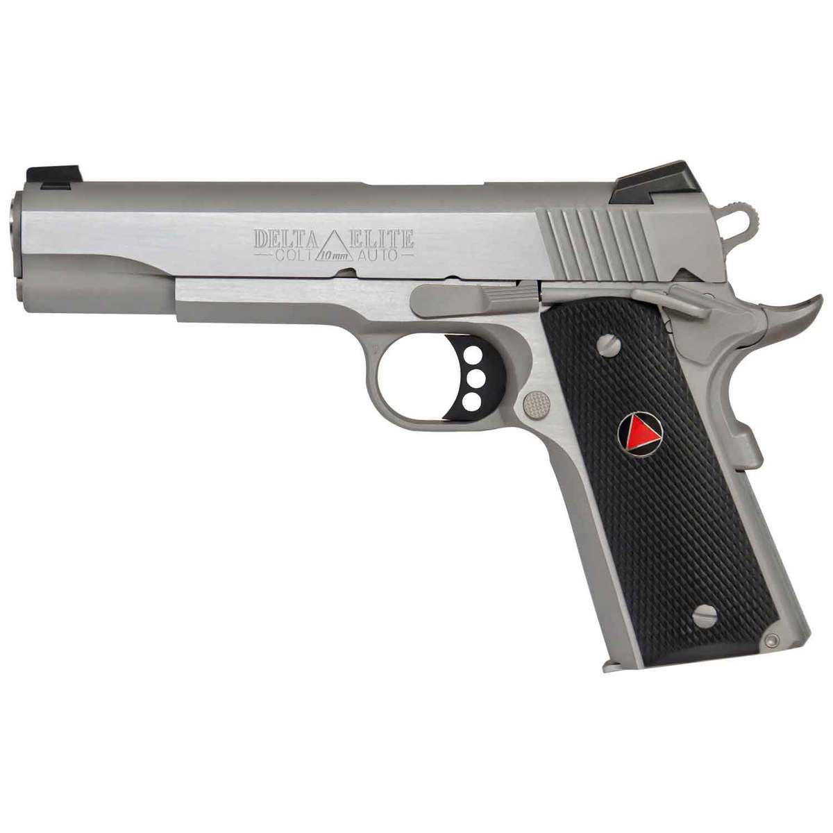 Colt Delta Elite 10mm Auto 5in Stainless Steel Pistol - 8+1 Rounds - Gray Colt Delta Elite 10mm Auto 5in Stainless Steel Pistol - 8+1 Rounds - Gray