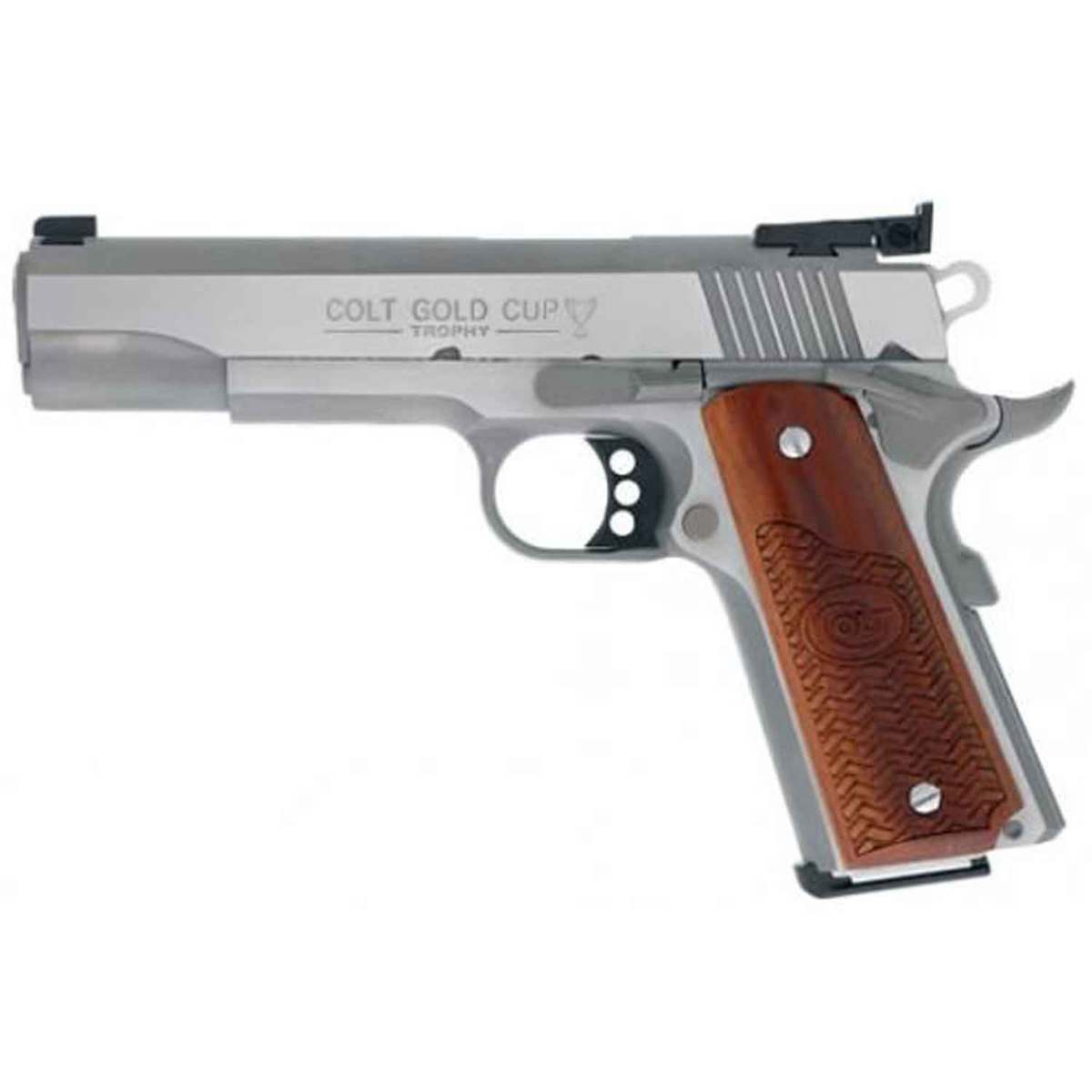 Colt Gold Cup Trophy Elite 45 Auto (ACP) 5in Stainless Pistol - 8+1 Rounds - Gray Colt Gold Cup Trophy Elite 45 Auto (ACP) 5in Stainless Pistol - 8+1 Rounds - Gray