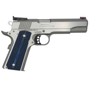 Colt Gold Cup Lite 38 Super Auto 5in Stainless Pistol - 9+1 Rounds